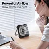 USB desktop fan, 5-inch (approximately 12.7cm) personal fan, small portable desk fan, 180 ° tilt folding and 3-speed, 2