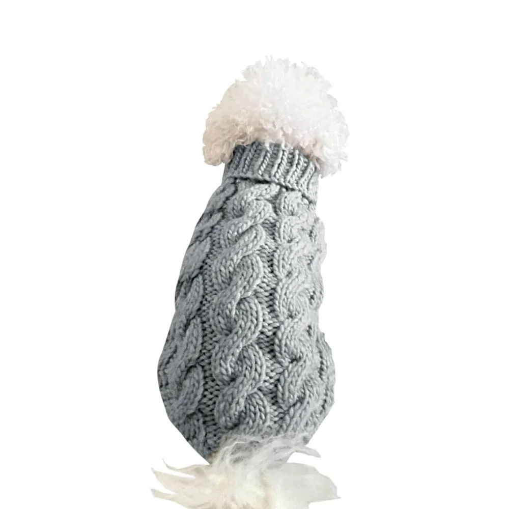 Dog Clothes Pet Sweater Knitted For Small Medium Dogs Chihuahua Puppy Yorkshire Pure Dog