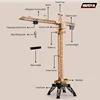 Huina 1585 Alloy Lifting Tower Crane Truck KIT 2.4G Engineering Truck Remote Control Car Battery Outdoor Toys For Boys 5