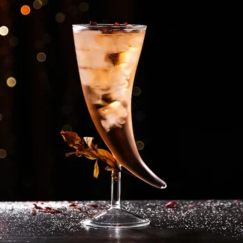 European Luxury Moon Glass, Creative Molecular Smokey Cocktail Goblet 1