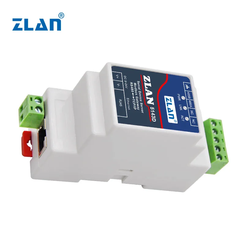 

Горячая Распродажа RS485 для Ethernet Modbus TCP Din backside serial device server