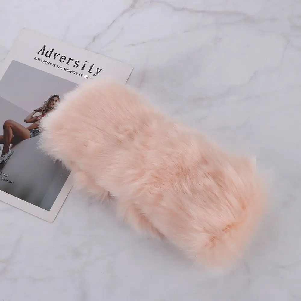 Ski Ohren schützer Schnee Ohr wärmer flauschige russische Mützen Pelz Faux Frauen Winter mützen Kunst pelz Stirnband – Detail 8