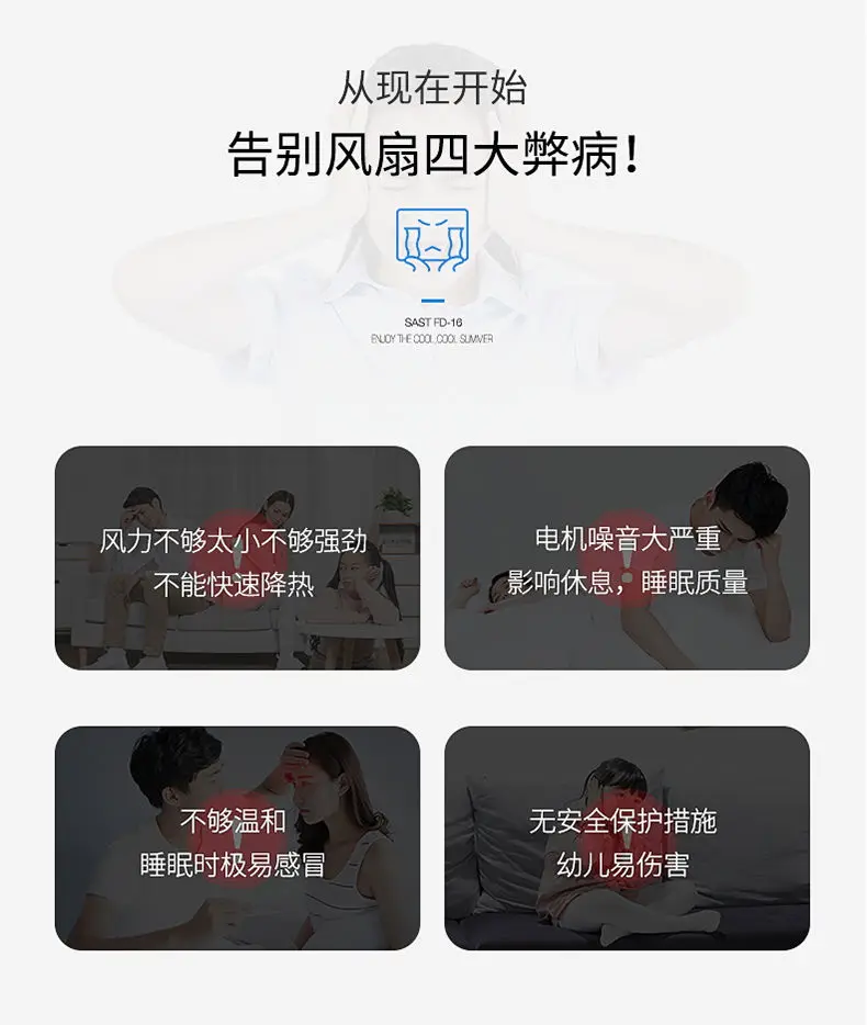 Description Picture 3 of itemCamel Wall Fan Electric Wall Mounted with Shaking Head Household Energy-Saving Silent Remote Control Large Size for Home Use