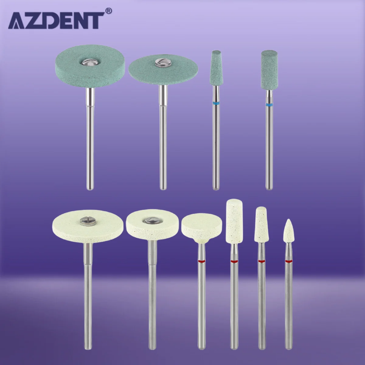 

AZDENT Dental Lab Ceramic Diamond Grinder Polisher for Zirconia Porcelain Polishing Grinding Precisely Finishing Dentistry Tools