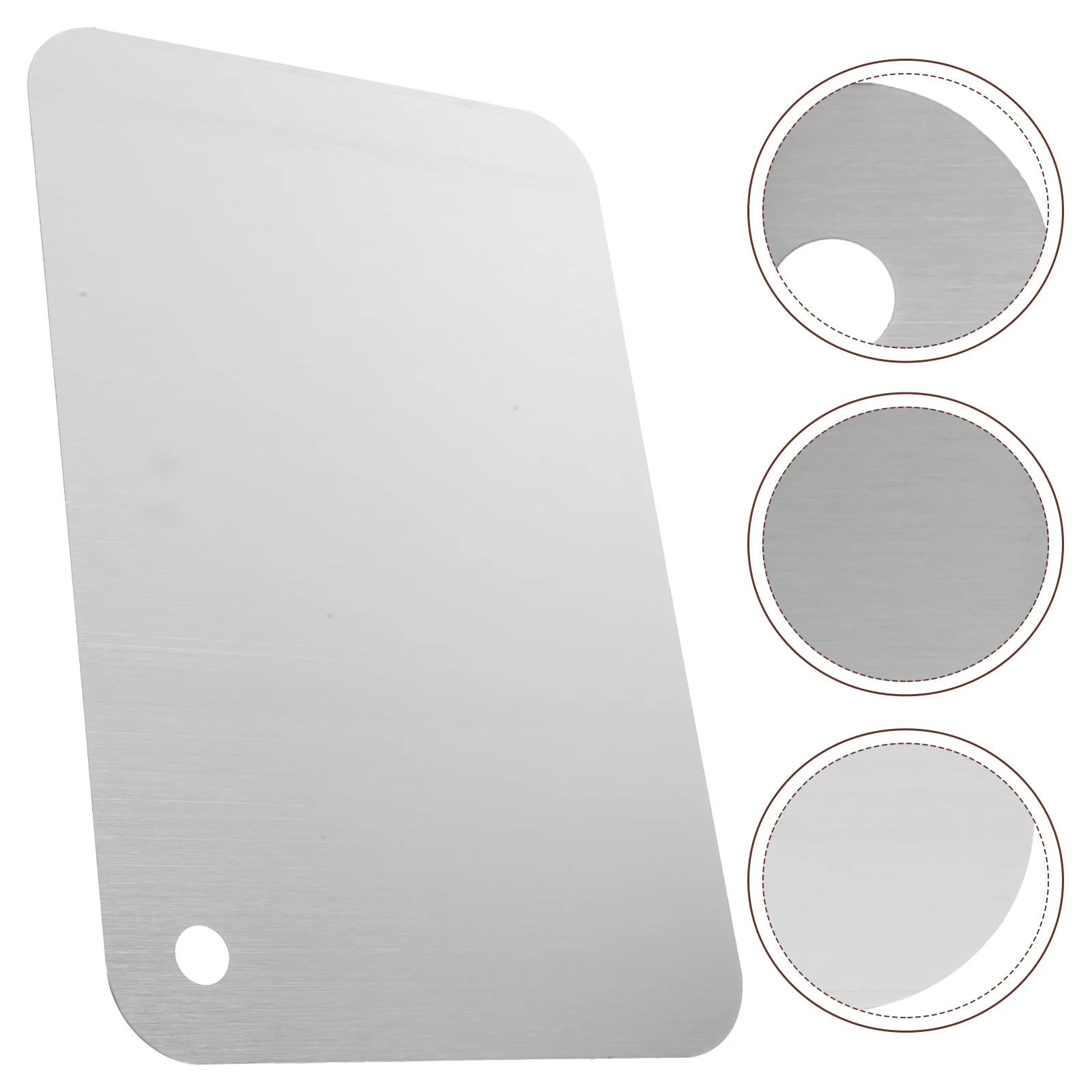 

Double-sided Chopping Board Metal Chopping Board Kitchen Food Cutting Plate