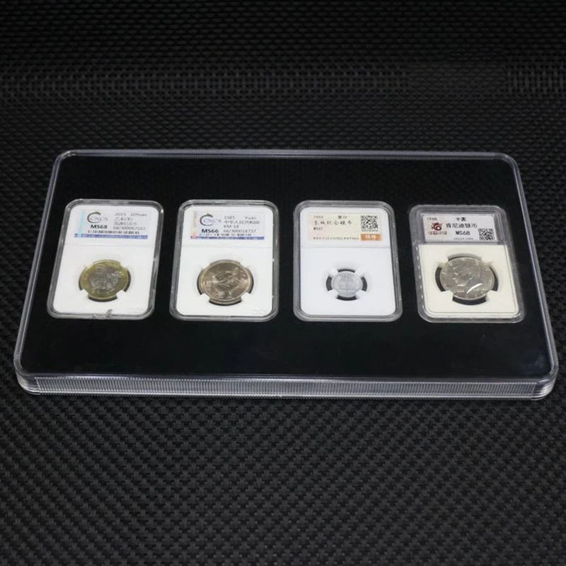 Acrylic Coin Display Case, Transparent Box, Commemorative Medal Protection Box, 168mm x 290mm 5