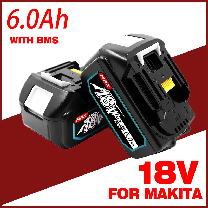 

For Makita 18V 6000mAh Rechargeable Power Tools Battery With LED 18650 Li-ion Replacement LXT400 BL1860B BL1860 BL1850