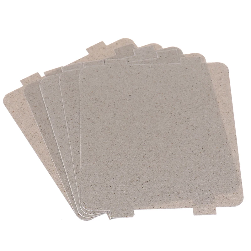 New 5pcs Microwave Oven Mica Plates Microwave Ovens Sheets Grill Baking Mat Baking Tools 11.8x10cm