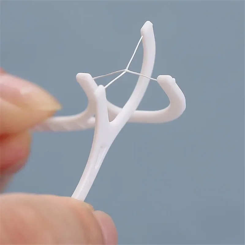 Description Picture 6 of itemHOT 100pcs/bag Dental Flosser Picks Teeth Stick Tooth Clean Oral cleaning Care Disposable floss thread Toothpicks