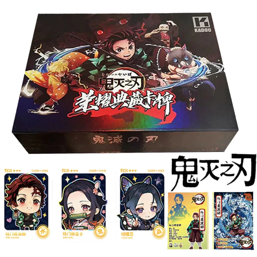 

Demon Slayer Collection Card For Children Magical Combat Anime Hashibira Inosuke Kamado Tanjirou Limited Game Card Kids Gifts