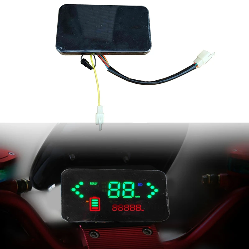 

Universal 36V/48V/60V/72V Electric Bicycle LCD Display with Speed Meter and Battery Status Indicator Functions