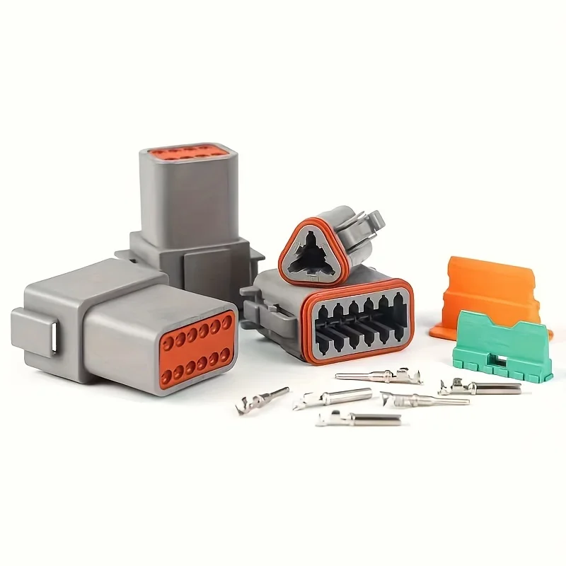 Description Picture 6 of item188pcs Waterproof Wire Connector Assortment Stamped Contacts Waterproof Sealedcar Xenon Lamp Connector Electrical Connectors