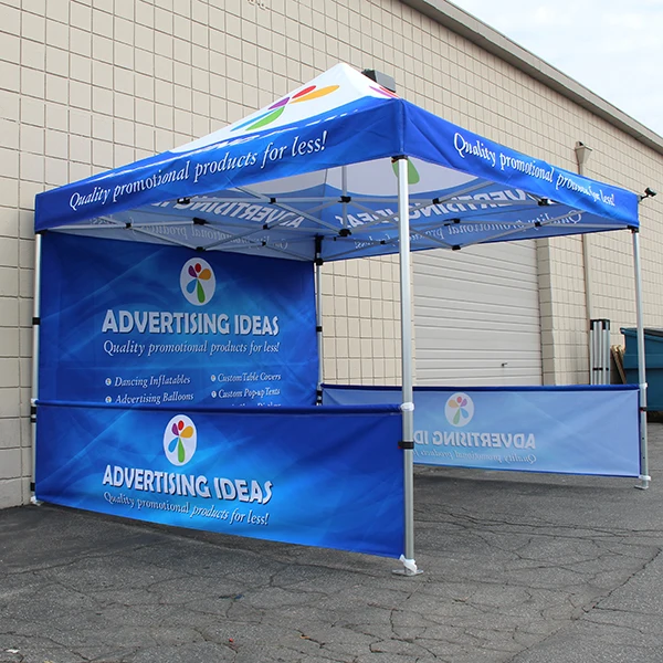 10X10ft 3X3m Roof Backwall Printed Canopy Tent For Promotion Display Exhibition sunshade tent