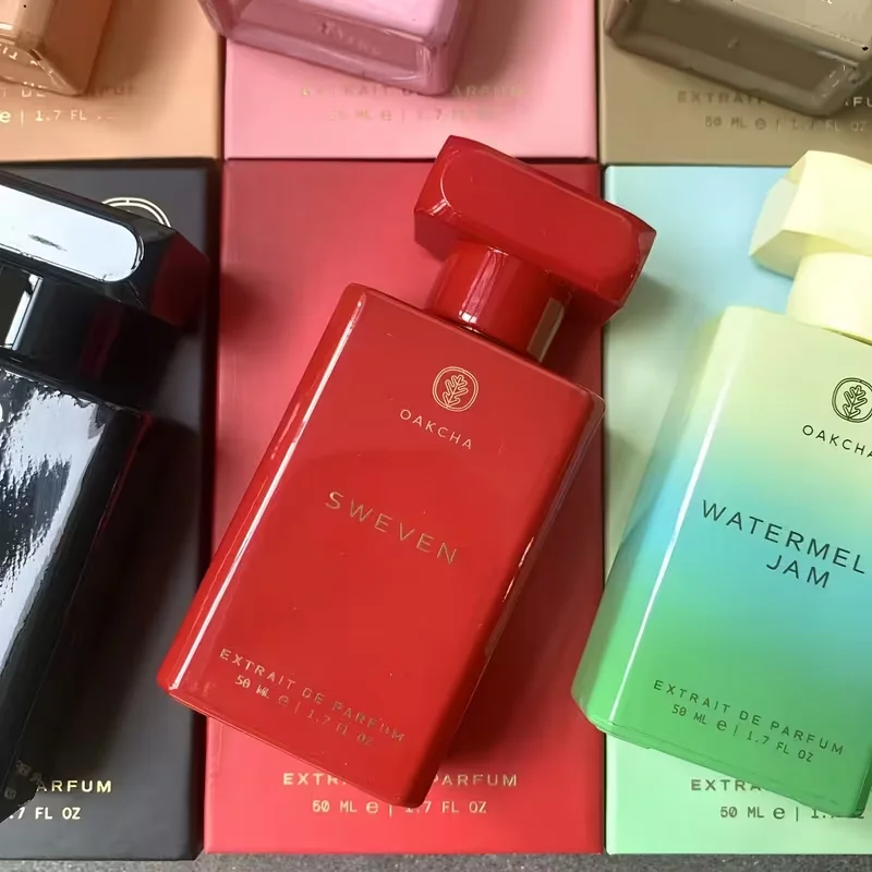 OAKCHA neutral perfume, pink sweet fragrance Bergamot, Jasmine, Vanilla, Yuchuang, Wood, 50ml 3