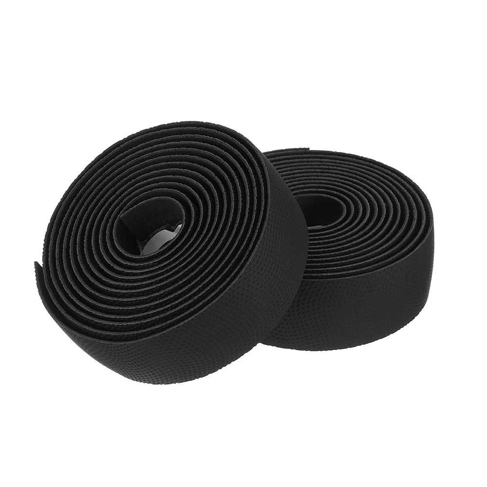 MOTSUV Road Bicycle Handlebar Winding Tape Bike EVA PU Bar Tape Soft Cycling Damping With 2 Bar Plug Anti-slip Shock Strap Parts