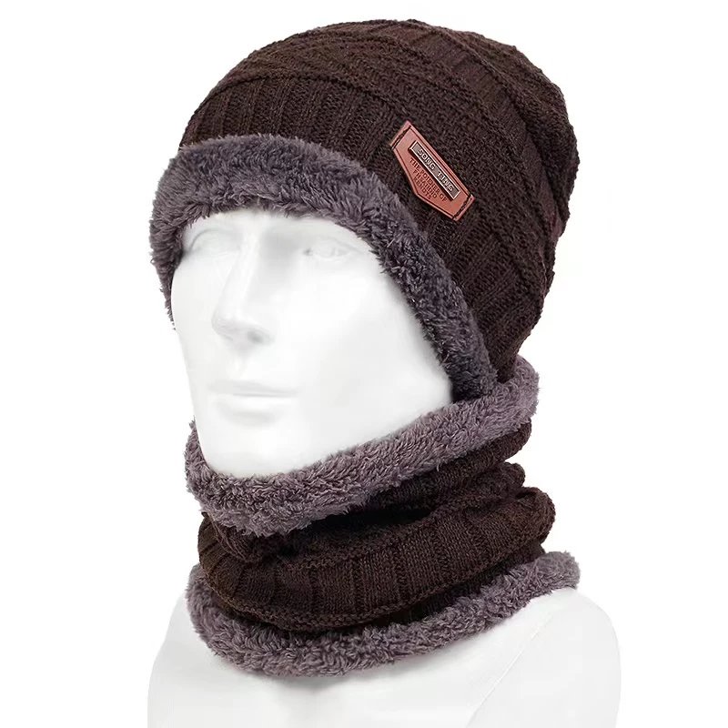 Winter Hats Winter Warm Hat Skullies Beanies Hats For Men Women Wool Scarf Caps Balaclava Mask Bonnet Knitted Hats