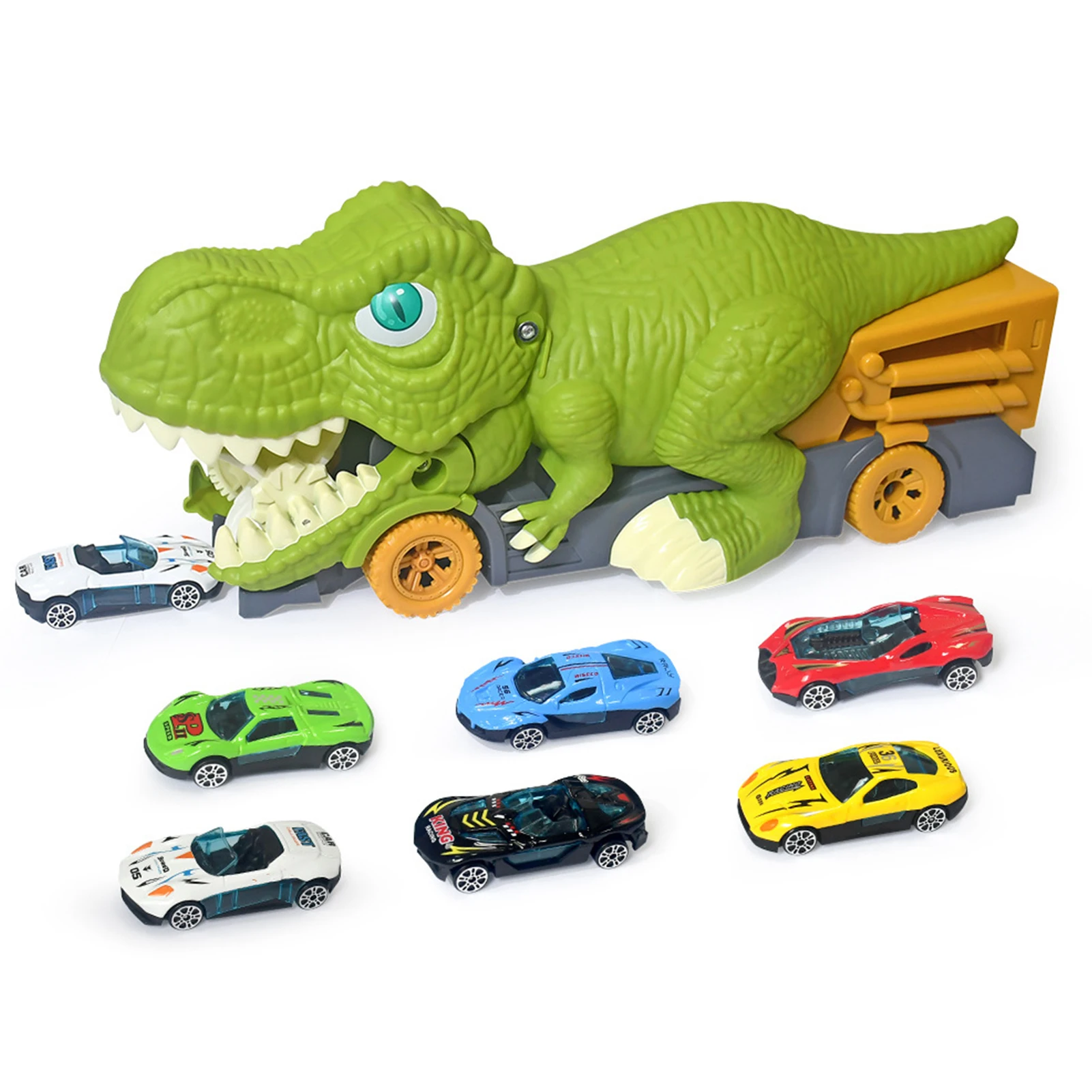 

Large Dinosaur Truck Car Toy Set Creative Safe Material Vehicle Dinisaur Toy Set for Festival New Year Gifts