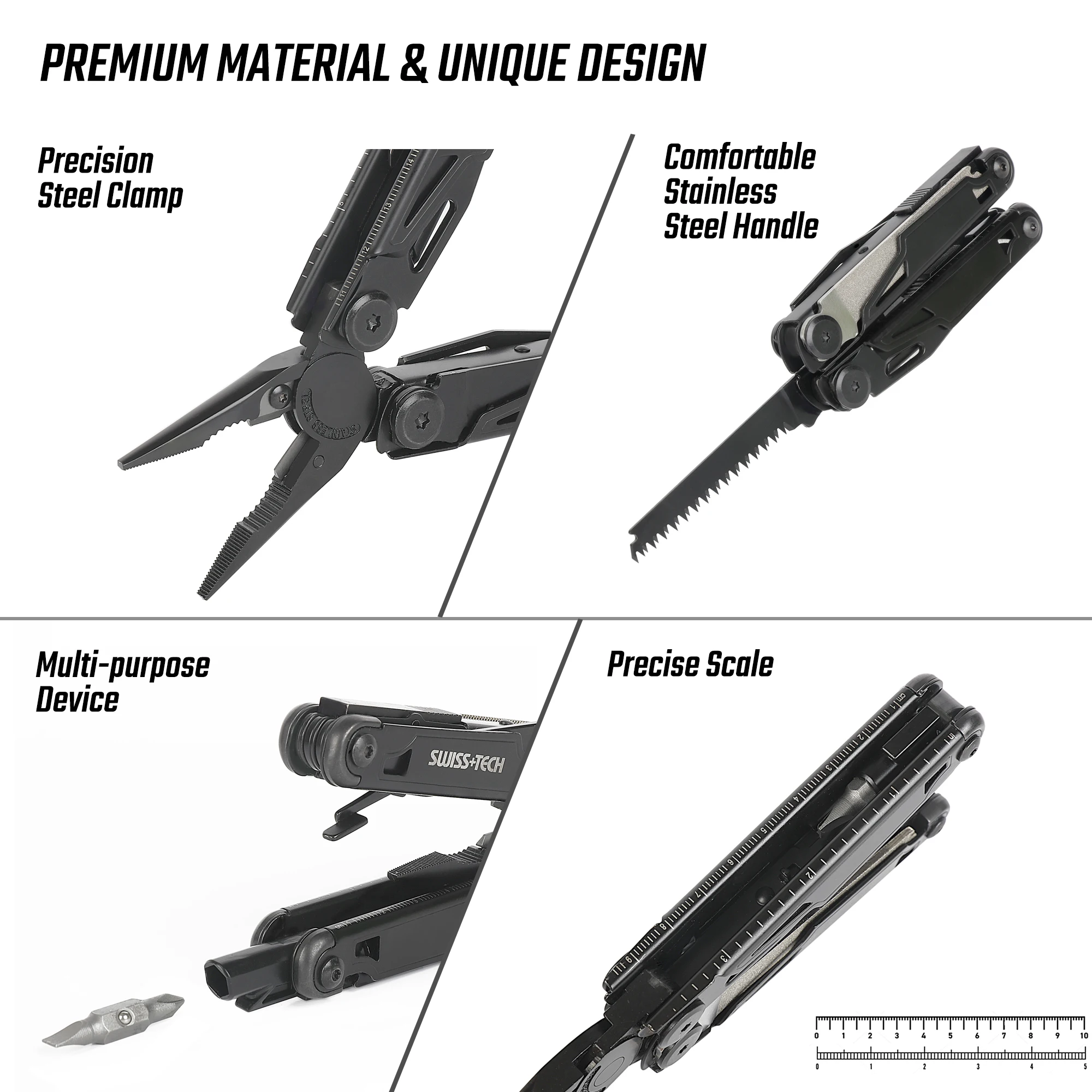 Swiss Tech 12-in-1 Multitool 