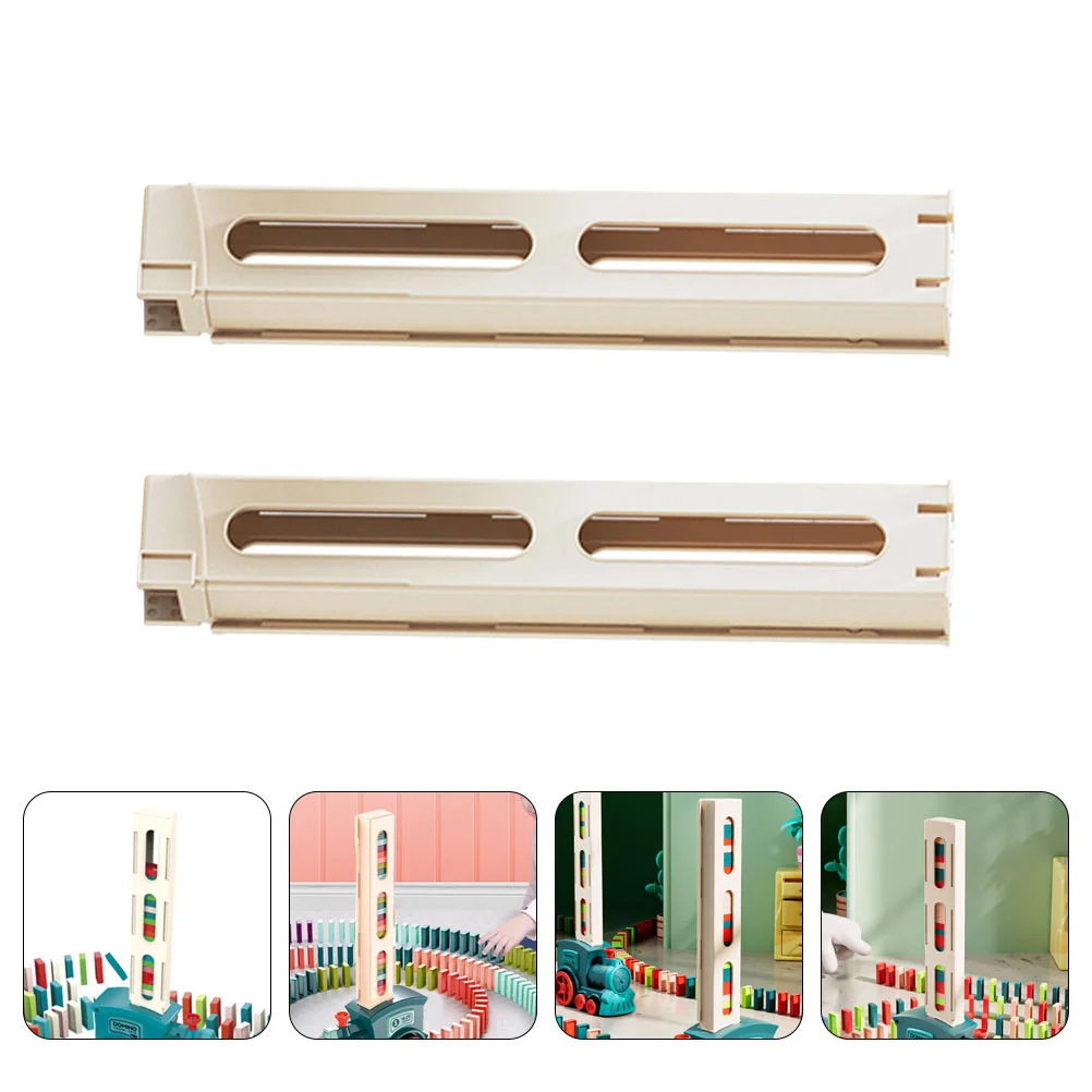 어린이 장난감 액세서리 카드 정리함 플라스틱 정리정돈 및 도미노 보관함, 인터랙티브 게임, 2 개