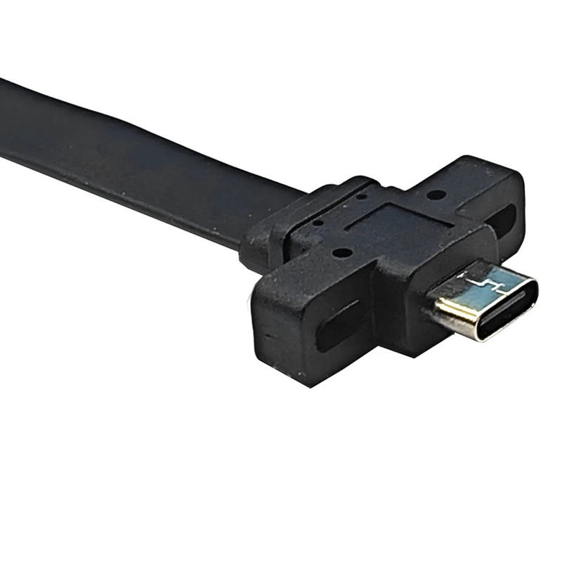 커넥터 USB 3.2 전면 패널 연장 케이블, GEN2x2 배플 케이블 TYPE-E - 섀시 Type-C 전면 C형 암 커넥터 10G/20Gbps A-ABFB