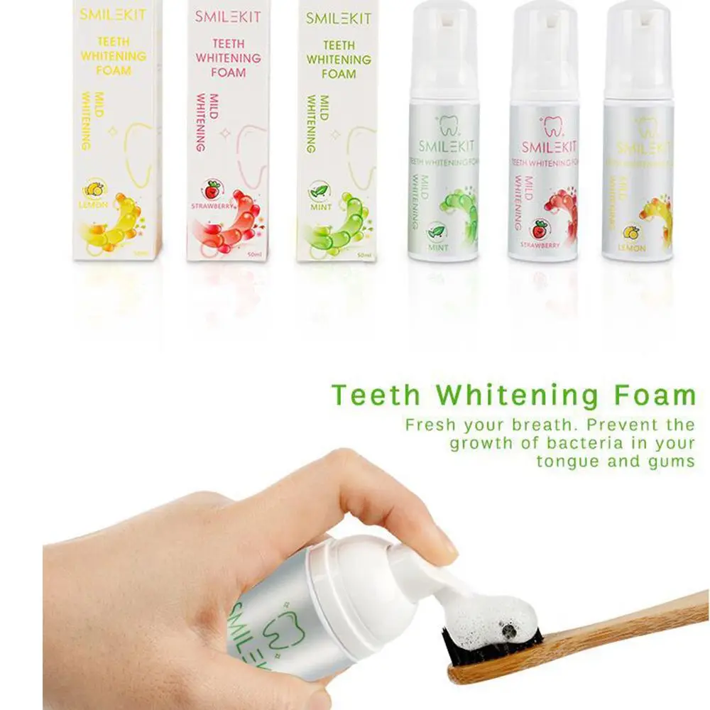 

Dental Tool Toothpaste Stain Removal Oral Hygiene Teeth Mousse Toothpaste Whitening Foam Teeth Whitening Mouth Wash