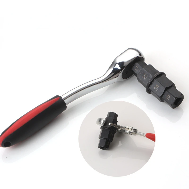 

Motorcycle Wheel Axle Removal Tool Front Wheel Spindle Removal Wrench Disassembly Socket Hexagonal Socket