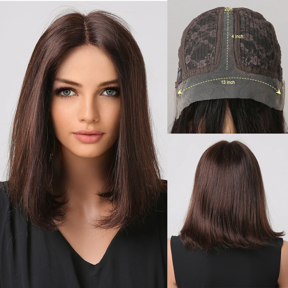 Human Hair Wig 13X1 T Part Transparent Lace Wigs for Women