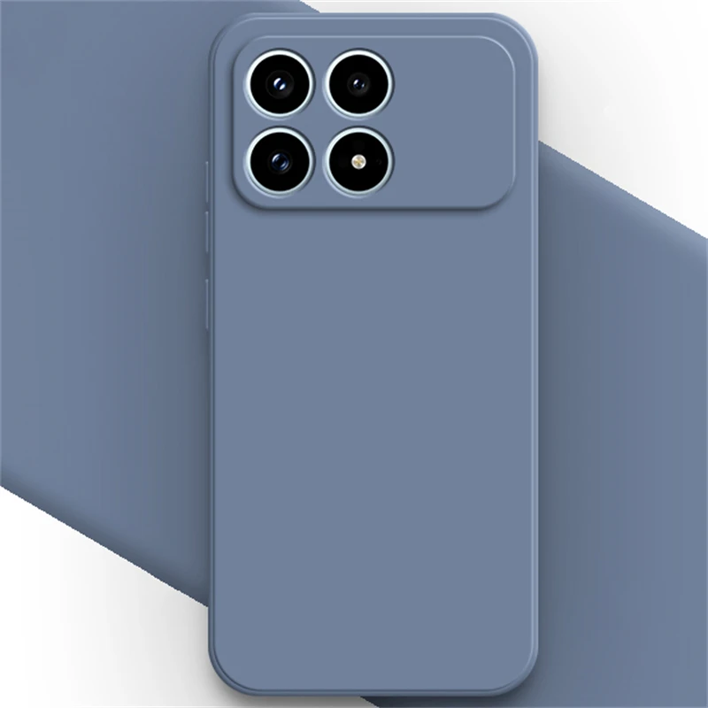 Premium Liquid Silicone Phone Case with Lens Protector - Durable and Stylish Protection Cover