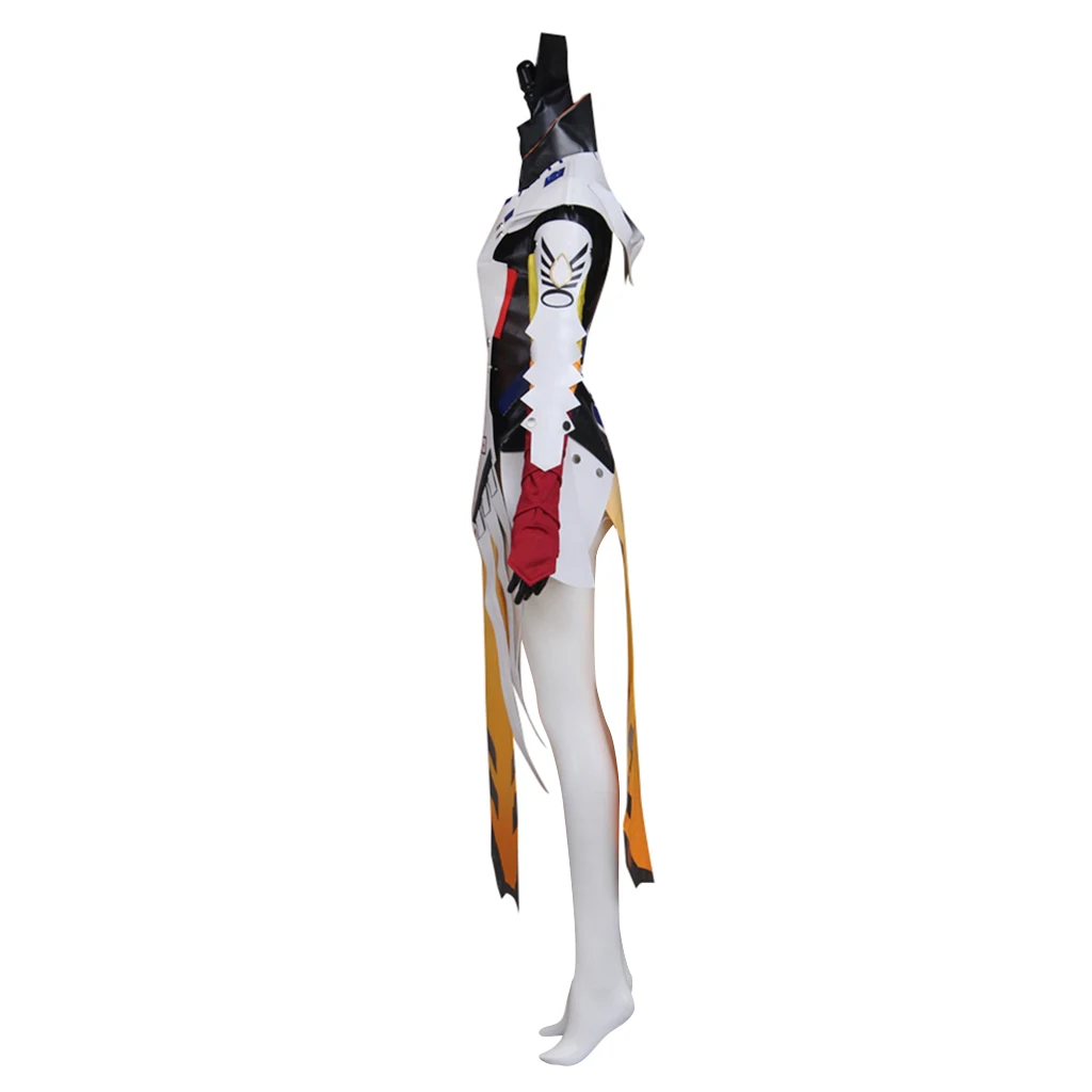 Overwatch: Mercy (Angela Ziegler) | Yellow Cosplay Costume 24 Overwatch-Inspired Mercy Cosplay Costume for Women