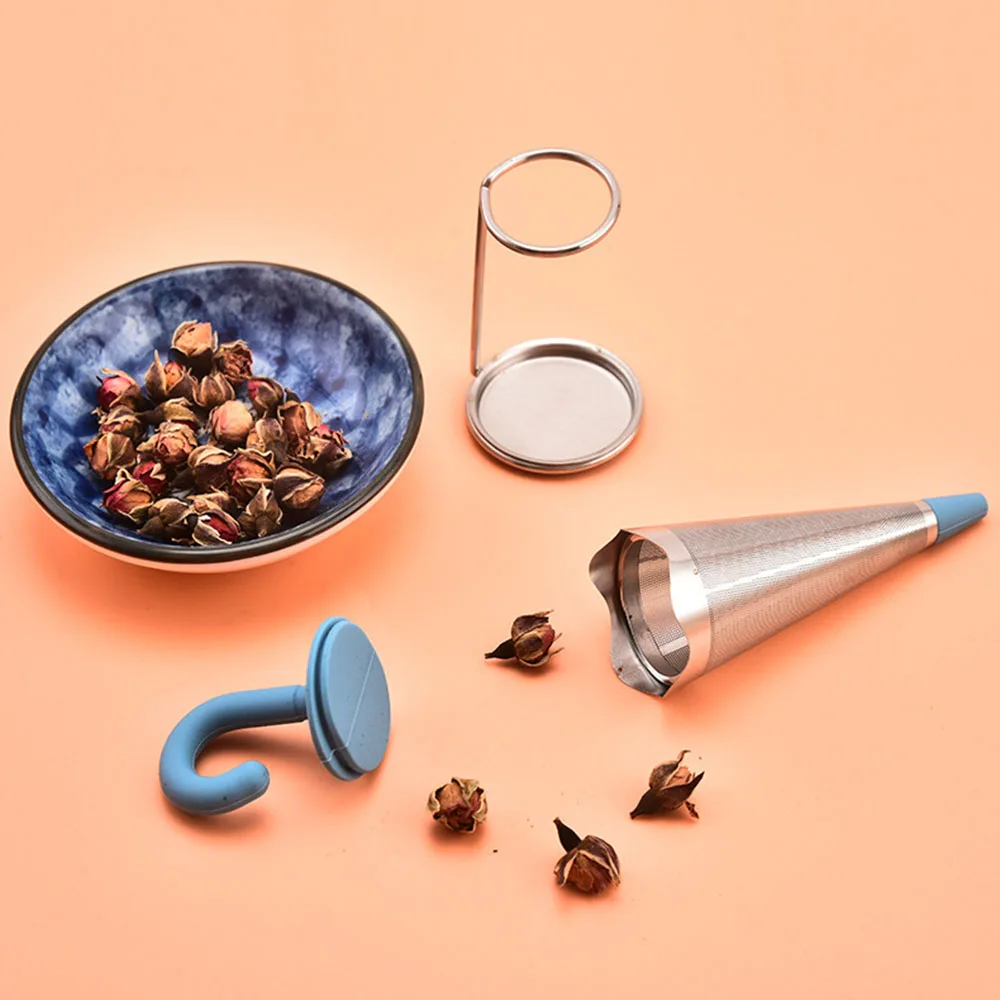 

Bulks Tea Strainer With Umbrellas Shaped Reusable Fine Mesh Tea Leaks For Making Tea