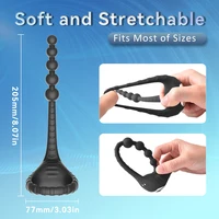 Penisring-Vibrator mit Analperlen, Buttplug, 10, Vibration, ferngesteuerter Analplug, Prostata-Massagegerät, Paare, Sexspielzeug für Männer 2