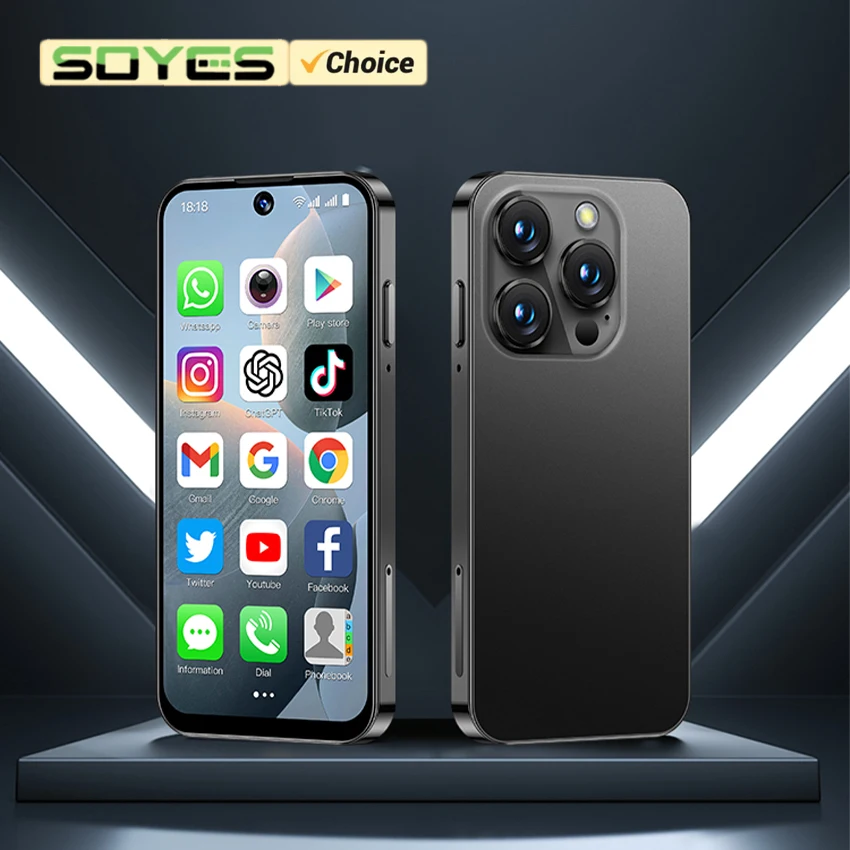 SOYES XS19 Mini Smartphone 3.88in 2GB RAM 16GB ROM Android10.0 With Facial Recognition Dual SIM Standby 3G Network Small Phone
