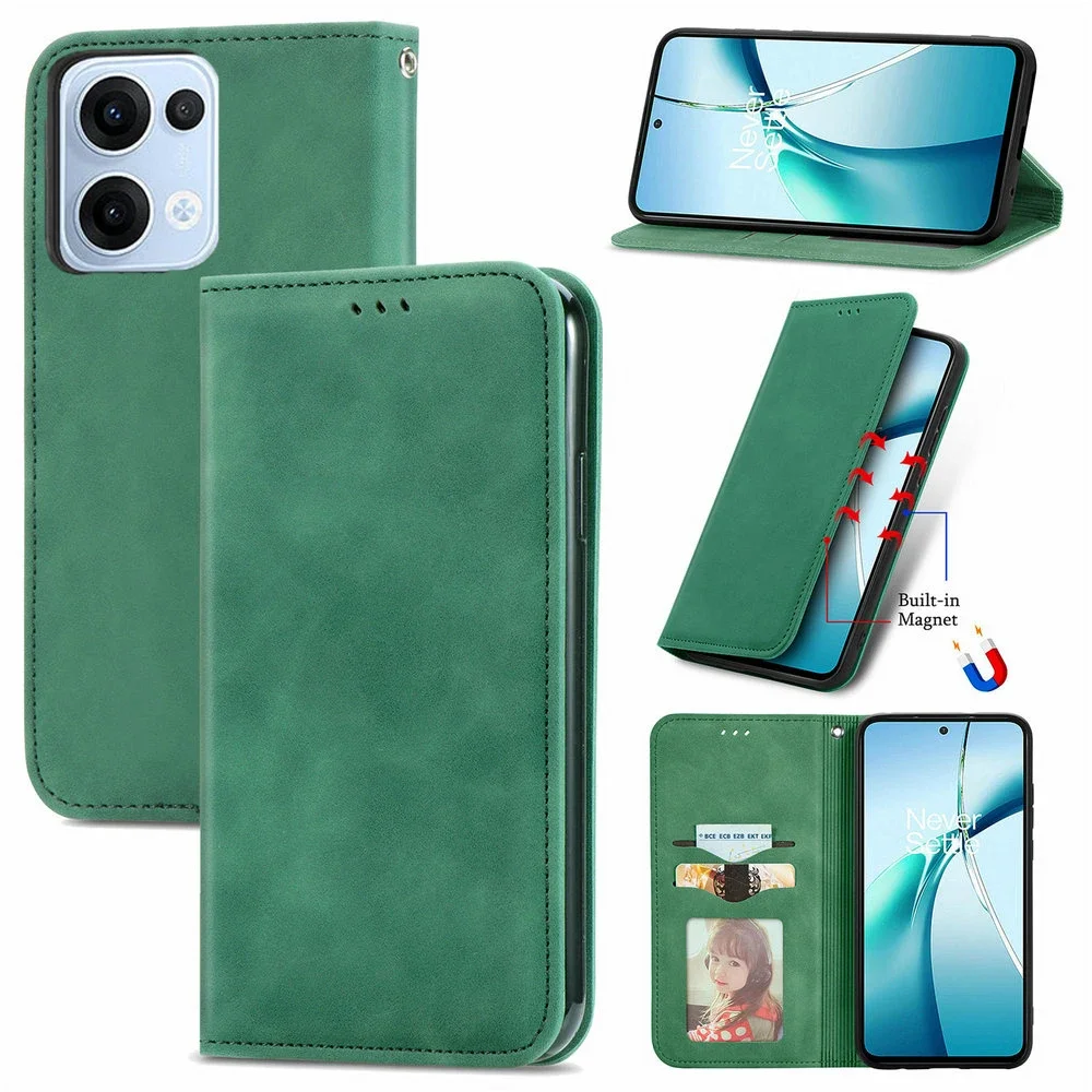 Luxury Leather Wallet Flip Case - Smooth 360° Protection