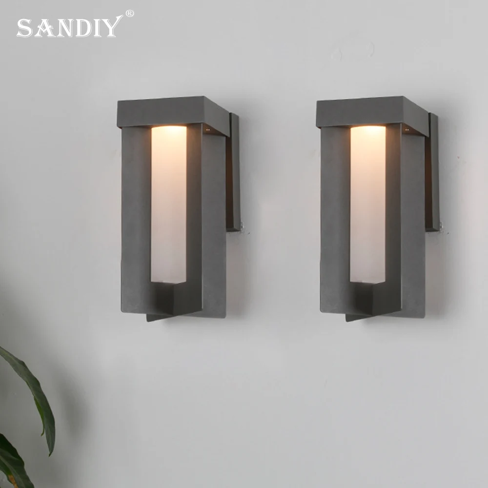 

Outdoor Wall Light LED Simple Modern Waterproof Terrace Balcony Light Doorway Aisle Staircase Outdoor Wall Patio Lights