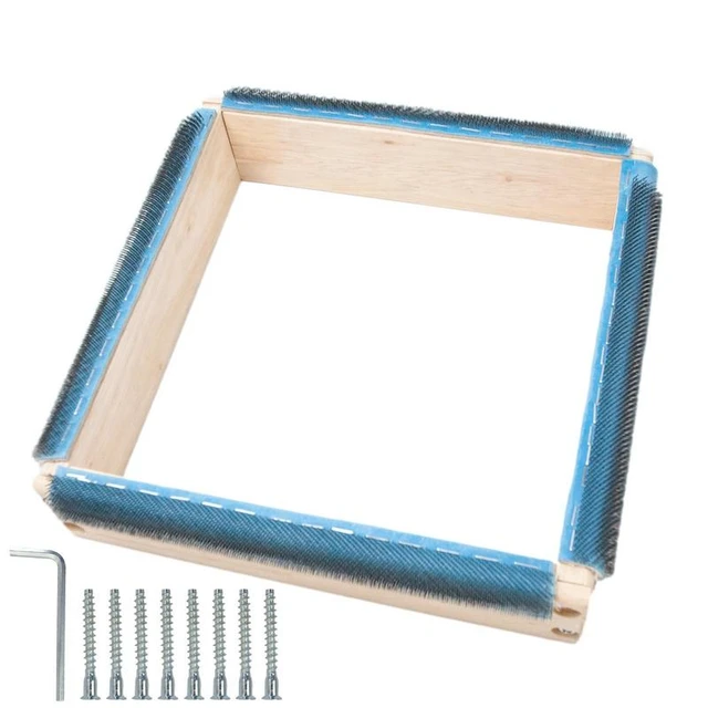 Square Embroidery Hoop Quadrate Embroidery Frames For Display With Needle  Cross Frames Embroidery Gripper Solid Wood Frame For