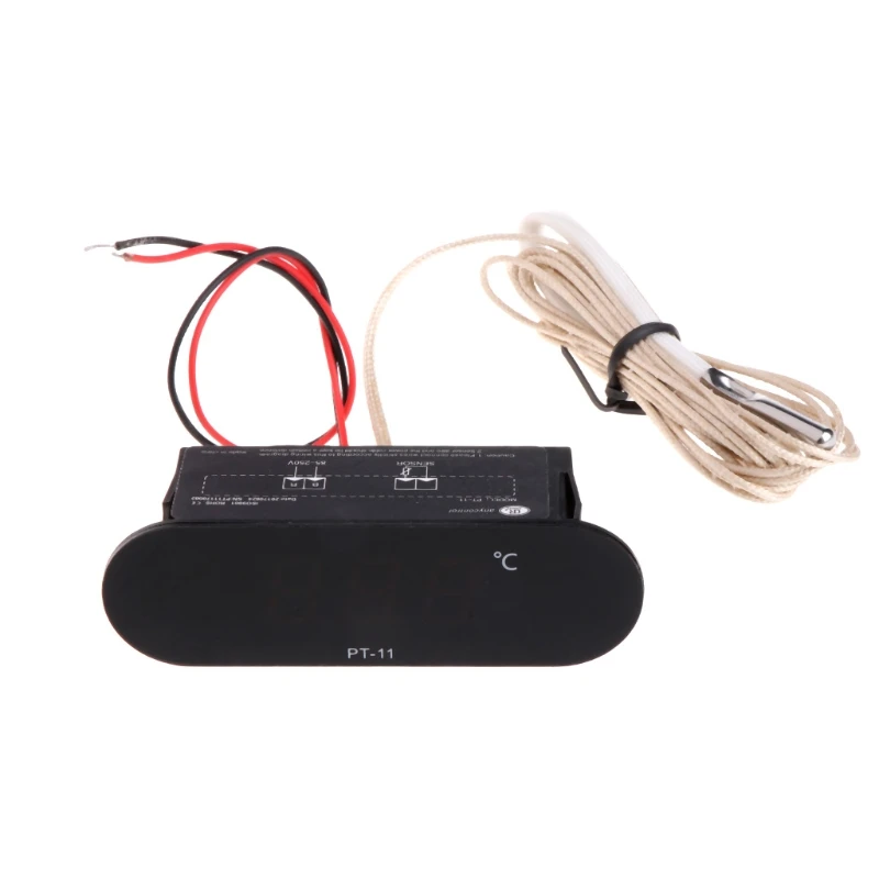 PT-11 LED 디지털 온도 측정기-20 ~ 300 ℃ 냉장고/케이크 캐비닛 고온 저항 설치하기 쉬운