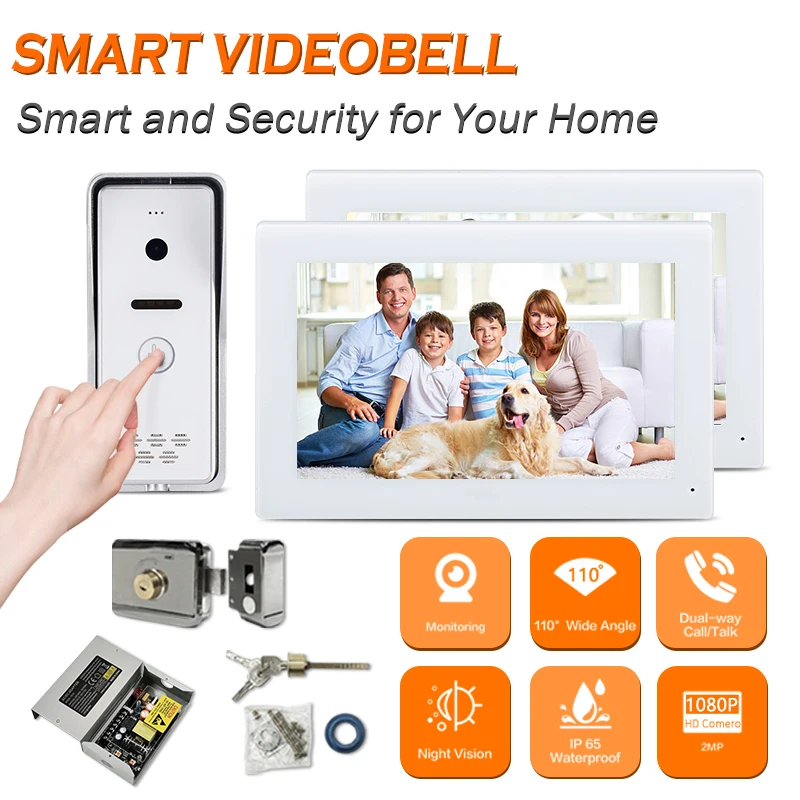 

Best Price Ip Metal Video Door Phone For Buildings Plastic Housing Fingerprint 7 Inch Outdoor Unit Output Voltage Dc12V 5A