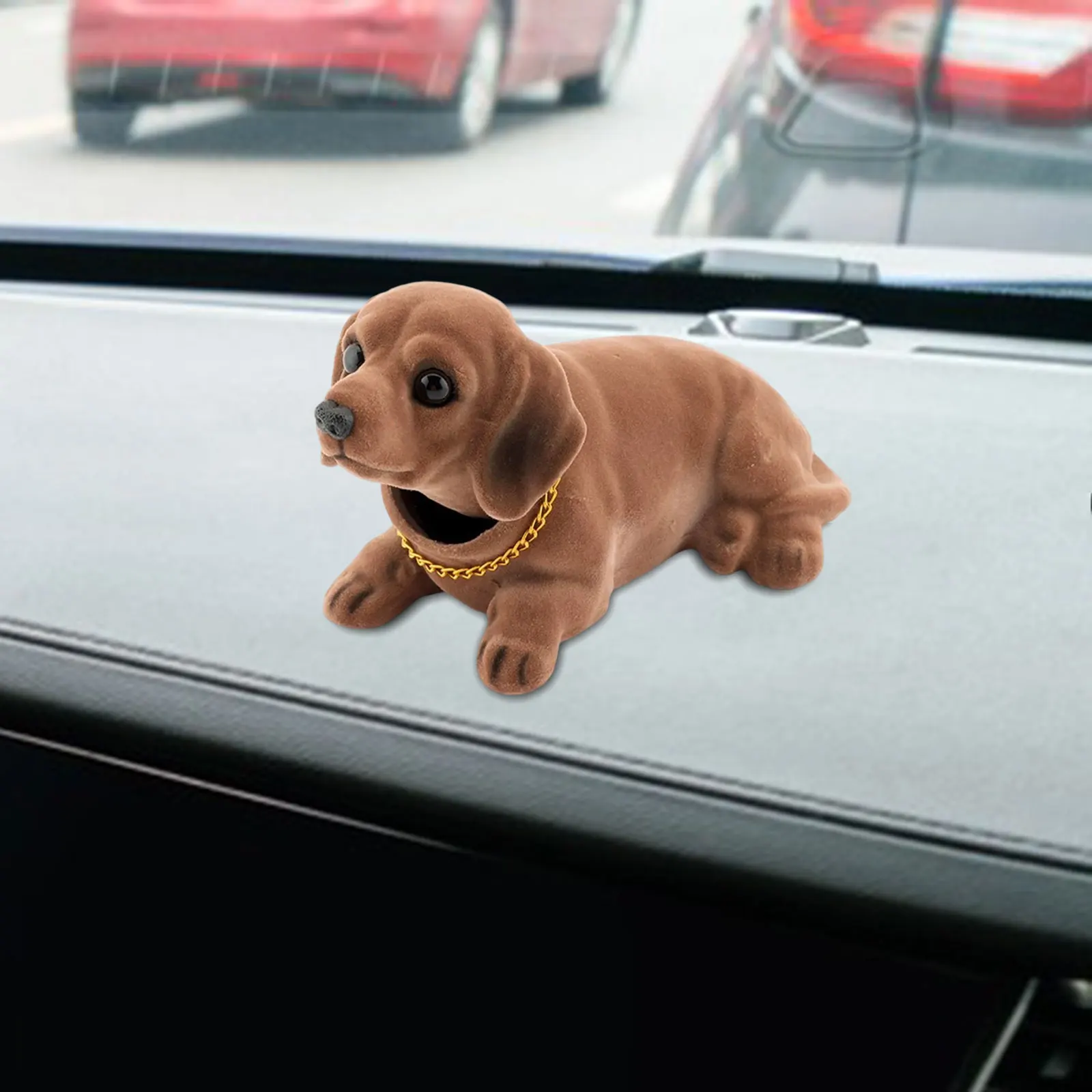Vintage nickender Hund, Auto Spielzeug, beweglicher Kopf Hund