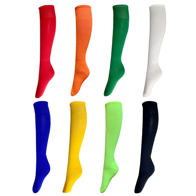 1 Pair Outdoor Sports Soccer Socks Men Women Rugby Breathable Football Socks Knee Volleyball Baseball Hockey Adult Long Socks 3