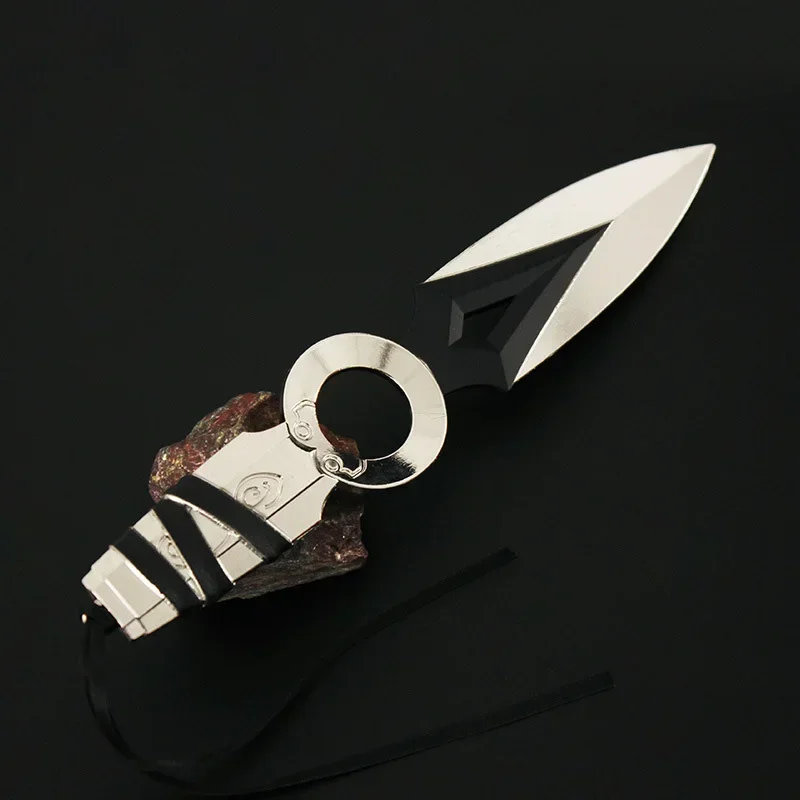 Valorant Weapon Butterfly Toys 17cm JETT Kunai Swrod Melee Weapon All Metal Game Peripheral Samurai Sword Home Ornaments Gifts 3