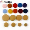 Meetee 50Pcs 15-38mm High-grade Cashmere Covered Buttons Windbreaker Coat Button DIY Sewing Clothing Scrapbooking Accessories 6