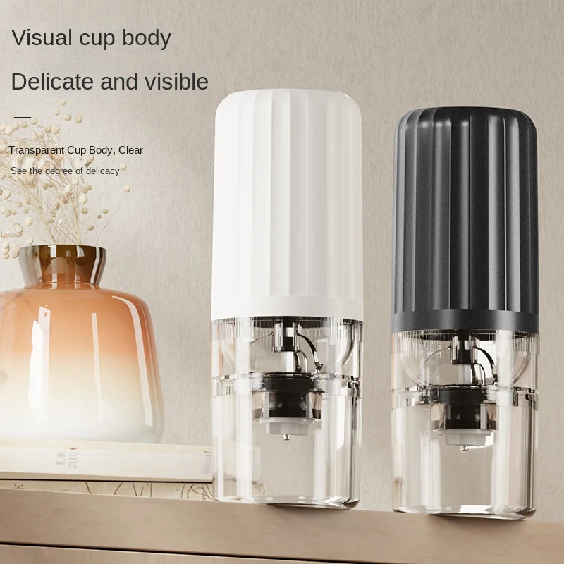 Electric Coffee Machine, Portable Travel Mini Capsule Coffee Machine, USB Charging Grinder For Home Office Use