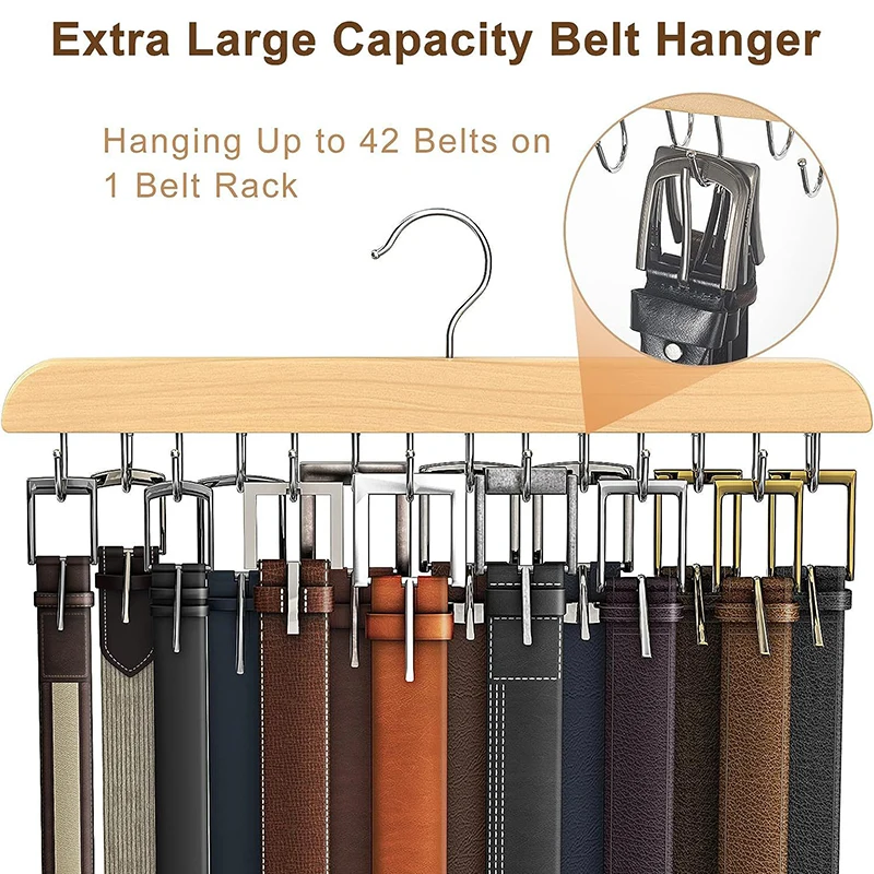 Clothes Rack Storage Hanger Scarf Organizer Tie Hanger Belt Hanger Women Men For Clothes Case Home Wardrobe Accessories