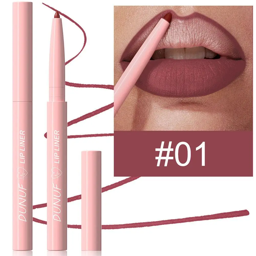Description Picture 2 of item12 Colors Matte Lipliner Pencil Red Contour Tint Lipstick Waterproof Long Wear Non-stick Cup For Shaping & Sculpting Lips Makeup