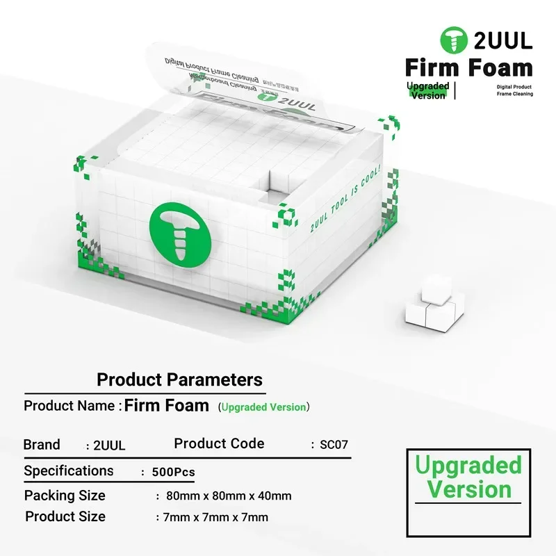 2UUL SC07 LCD 화면 청소 스폰지 잔류 물 없음 전화 화면 PCB 마더 보드 후면 유리 카메라 솔더 플럭스 오일 프레임 청소 도구