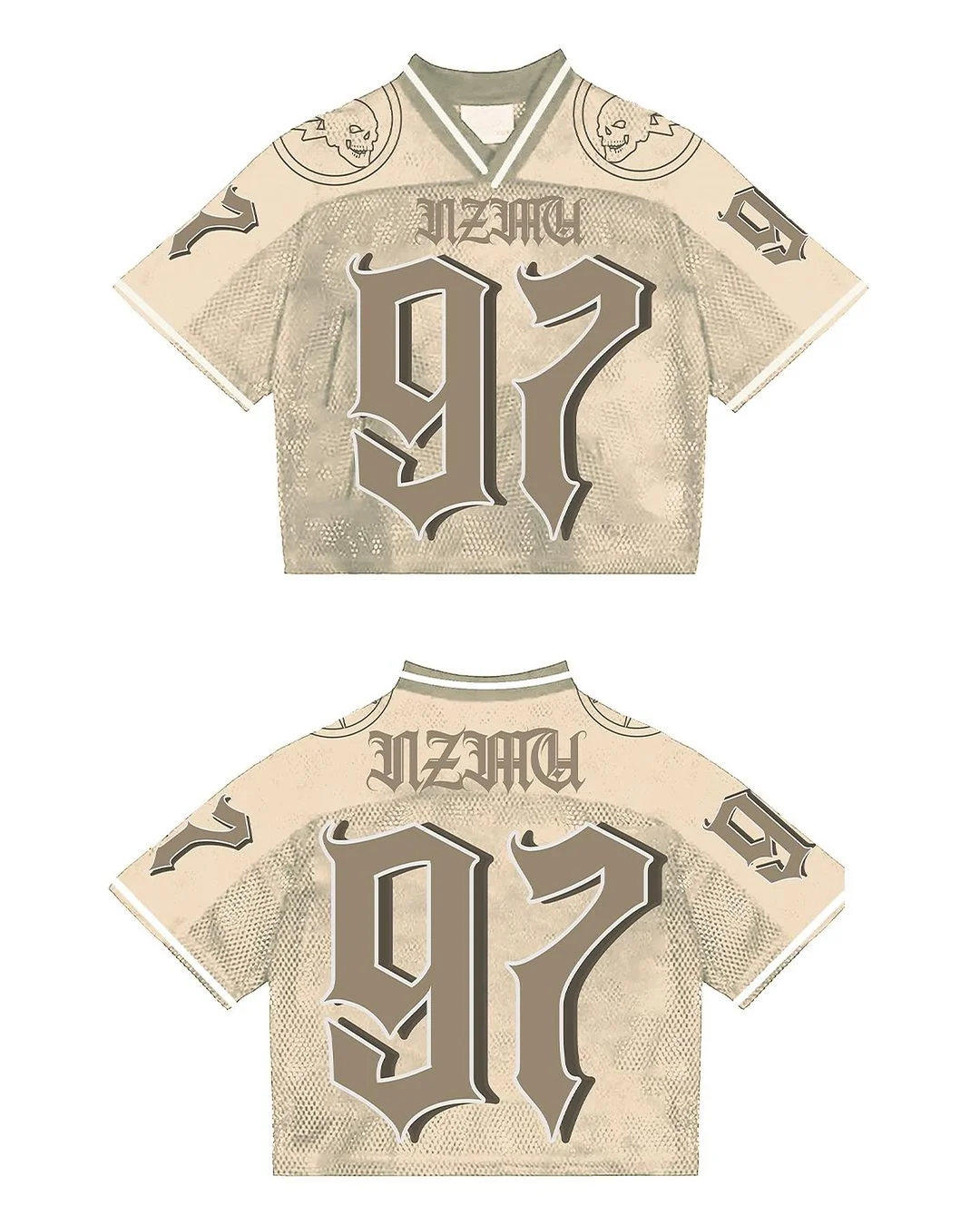 Trendy street retro hip-hop baseball sportswear couple short