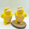 Creative Yellow Squeezing Toys Cartoon Orangutan PVC Gorilla Rebound Toys Decompress Stress Birthday Gift Stress Relief Toys 4