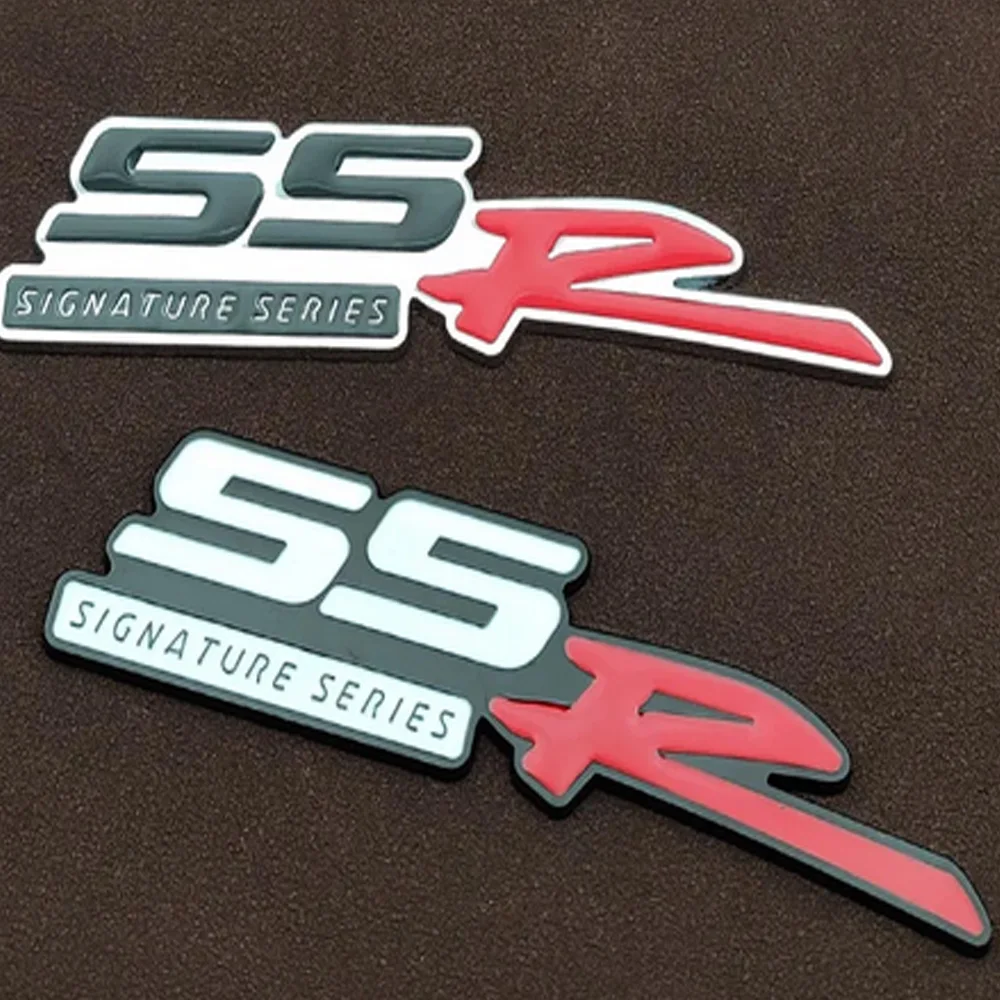 Parafanghi Posteriori Per Auto Tronco 3D Ssr Logo In Metallo Adesivo Per Chevrolet Corvette Ssr Decalcomania Laterale Badge Lettere Logo Accessori Ade