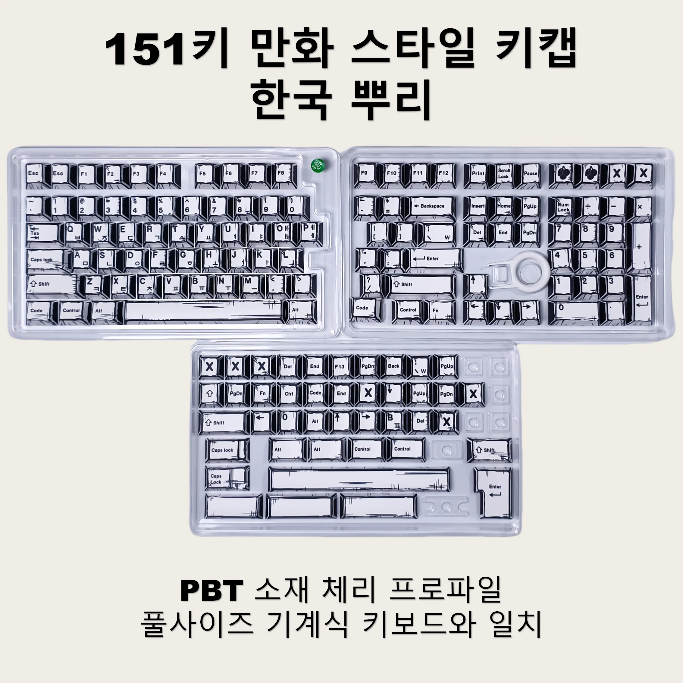 PFK Manga Style Korean PBT Keycaps Cherry Profile Dye-Sublimated Legends Keycap Set for Mx Cherry Switch Mechanical Keyboard Kit 13 Sd9a8755117a54355834af71ae003b60a0