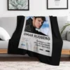 Omar Rudberg Throw Blanket Sleeping Bag Flannels Bed covers Loose Blankets 5